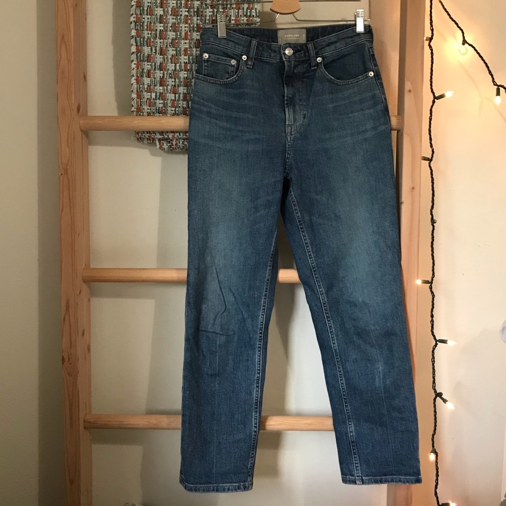 Everlane Denim Jeans High Rise Straight Leg Size 27R